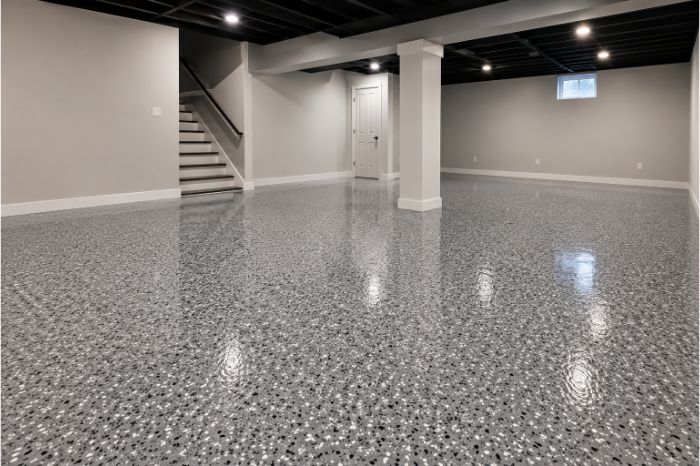 Basement Floor Coating Near Plymouth Meeting, PA Fortress Floors PA