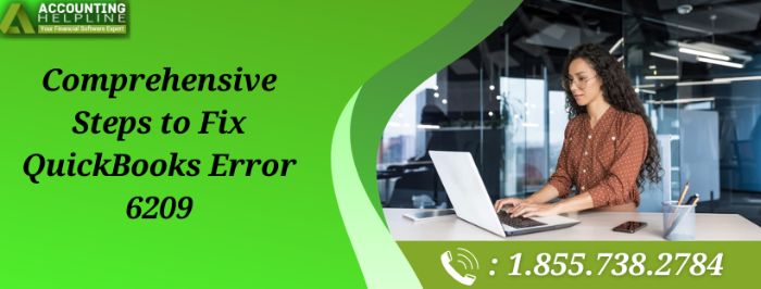Best Solutions to Fix QuickBooks Error 6209