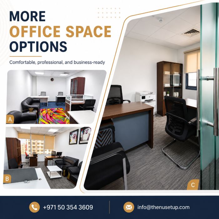 BusinessReady Furnished Workspace with Ejari Help