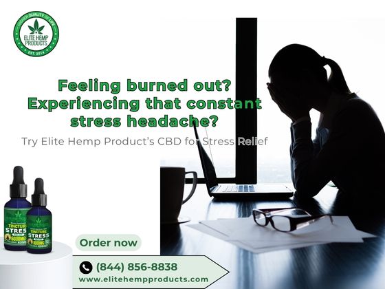 CBD tincture for Stress Relief
