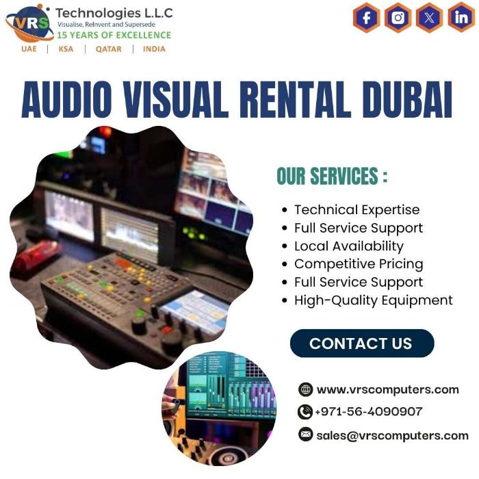Complete AV Setup Dubai for Trade Shows?