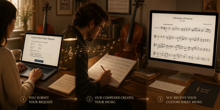 Custom Classical Sheet Music Arrangements for Piano and Strings