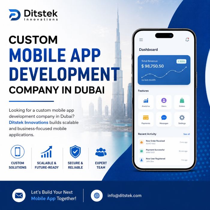 Custom Mobile App Development Company in Dubai