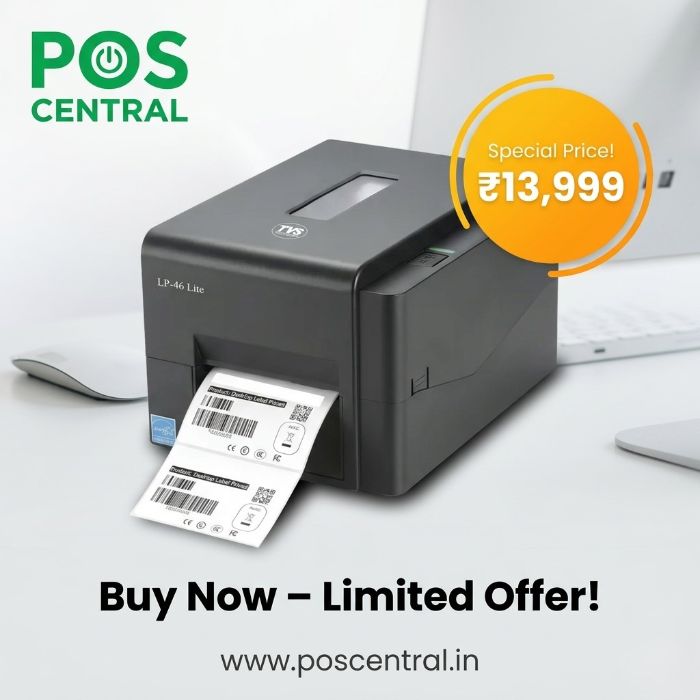 Get TVS LP 46 Lite USB Label Printer for Business Use Now