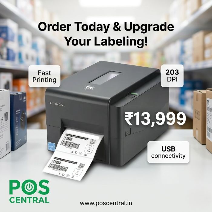 Get TVS LP 46 Lite USB Label Printer for Business Use Now