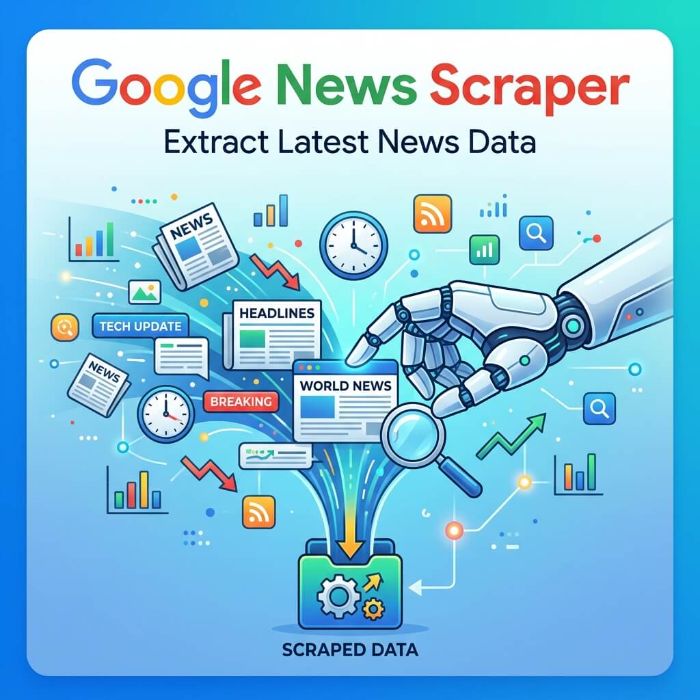 Google News Scraper Extract Latest News Data