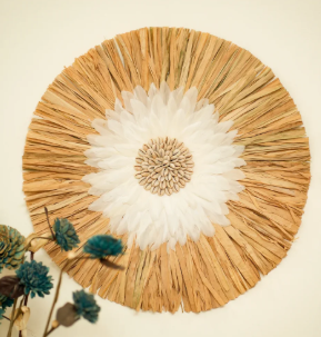 Handmade Decorative Bamboo Plates for Modern Rustic Interiors