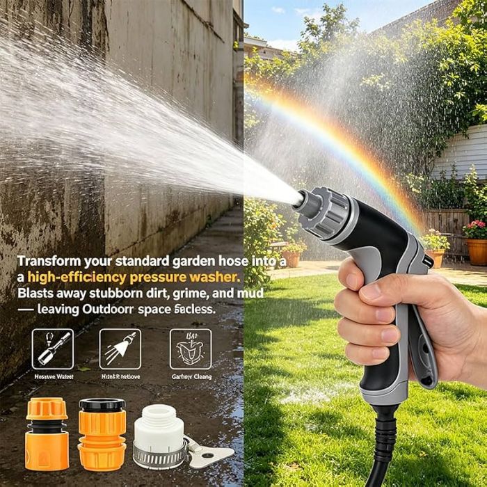 Hose Hawk Pro Pressure Washer The Easy Way to Blast Away Dirt