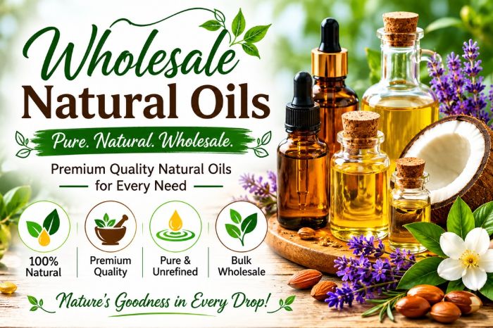 Looking for Premium Wholesale Natural Oils for Your Business