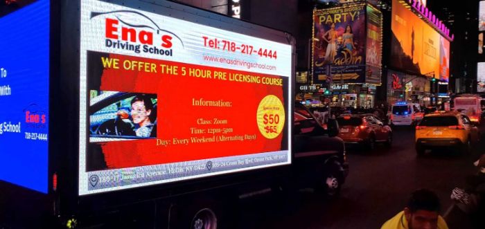 Mobile LED Advertising Services NYC