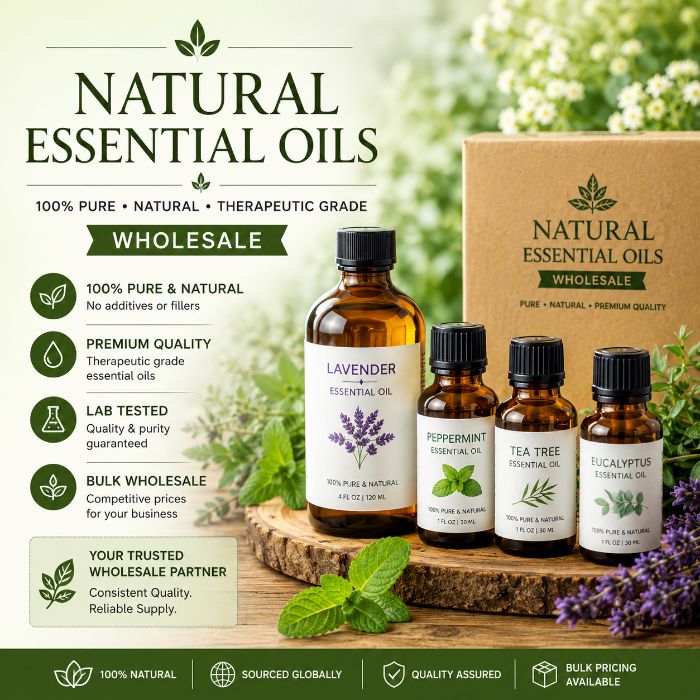 Natural Essential Oils Wholesale in India