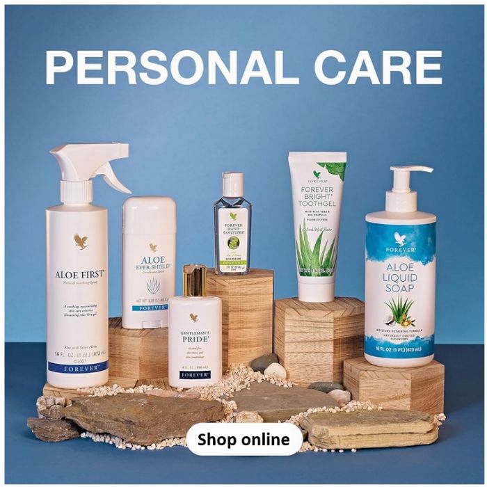 PERSONAL CARE with Aloe Vera products, directly online from the producer Forever
