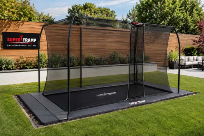 Rectangle Trampoline High Performance Rectangular Trampolines UK Supertramp