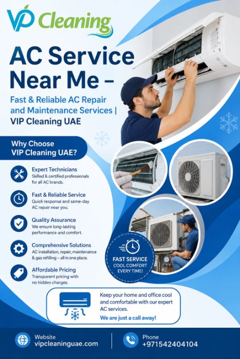 Reliable AC Cleaning Service Dubai for Better Cooling Performance