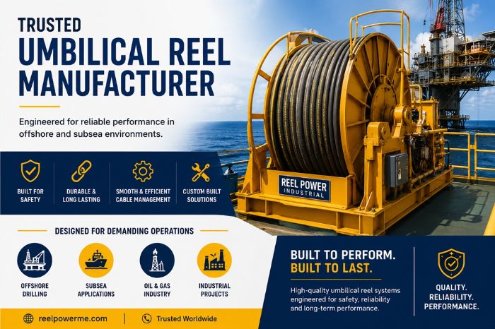 Reliable Umbilical Reel Manufacturer for Offshore Use