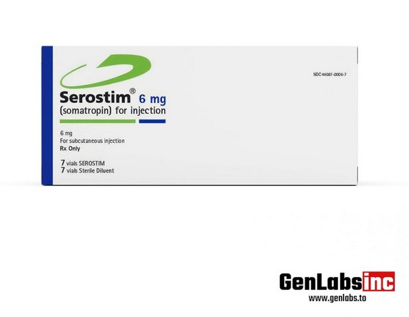 Serostim 6mg Clinically Proven Daily HGH Injection for AIDS Wasting Lean Body Mass Restoration