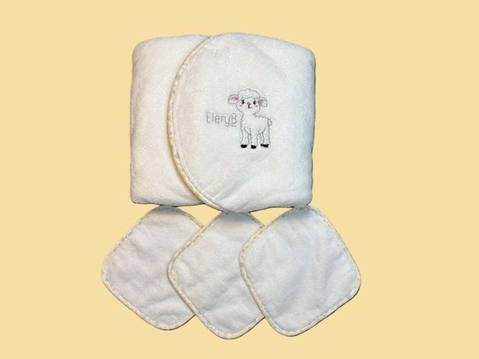 Soft Yellow Hooded Baby Towel for Fathers Day 2026 Gift USA