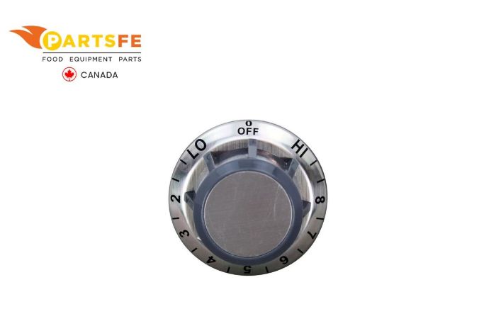 Star Mfg 2R40498 Warmer Grey Silver Thermostat Dial