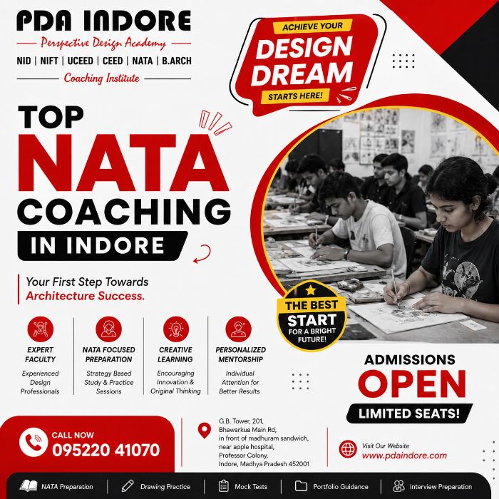 Top NATA Coaching in Indore PDA Indore